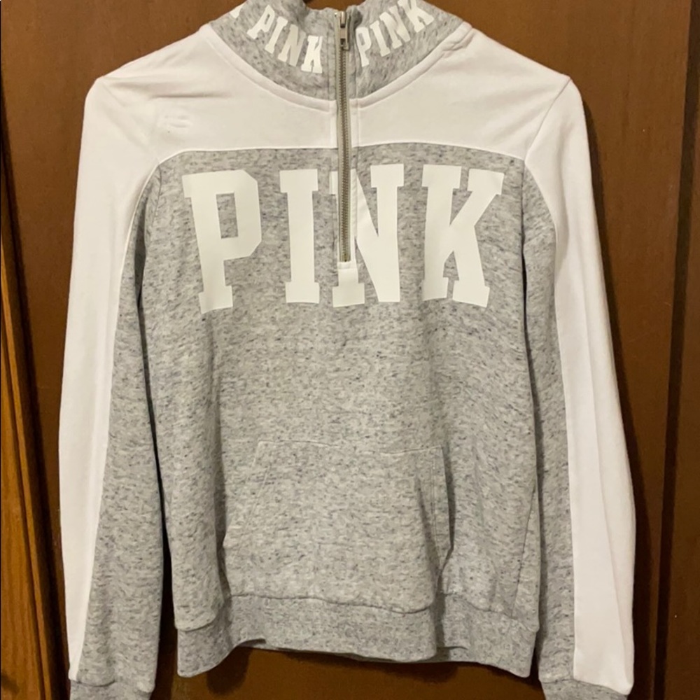 PINK zip-up sweatshirt